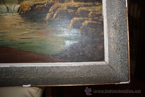Arte: Antiguo oleo sobre table - Foto 2