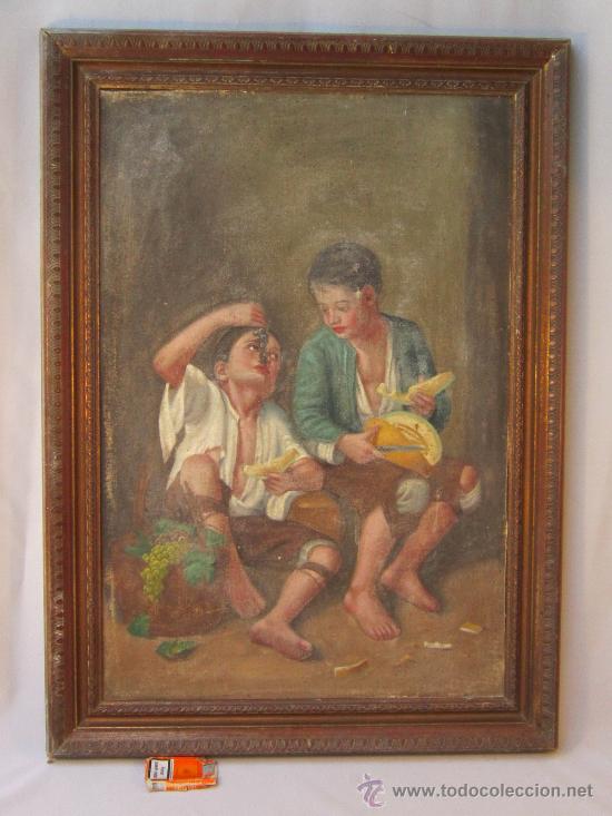 Arte: OLEO ANONIMO ANTIGUO SOBRE LIENZO - Foto 1