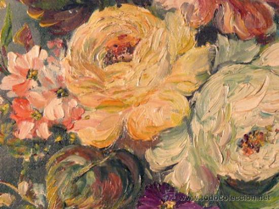 Arte: &oacute;leo sobre t&aacute;blex.teixido.Flores - Foto 4