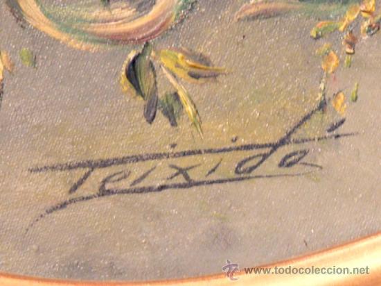 Arte: &oacute;leo sobre t&aacute;blex.teixido.Flores - Foto 6