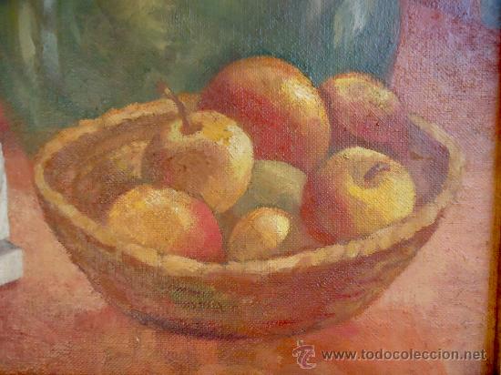 Arte: Cuadro al oleo. Bodegon. - Foto 3