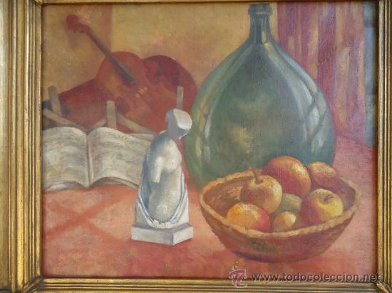 Arte: Cuadro al oleo. Bodegon. - Foto 4