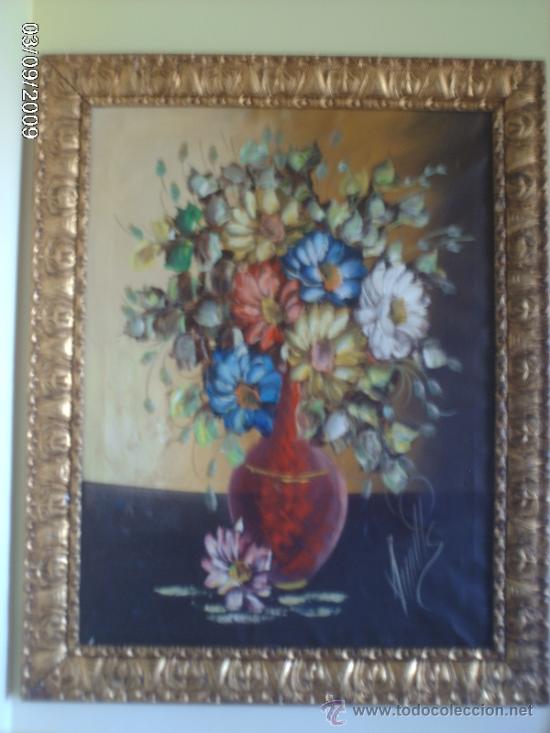 Arte: BODEG&Oacute;N DE FLORES. S. XX. - Foto 1