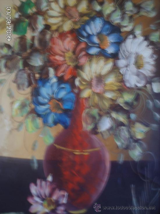 Arte: BODEG&Oacute;N DE FLORES. S. XX. - Foto 2