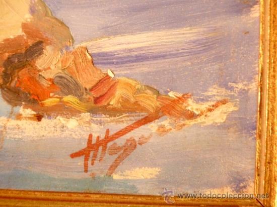 Arte: &oacute;leo sobre tabla. Ilegible. - Foto 7