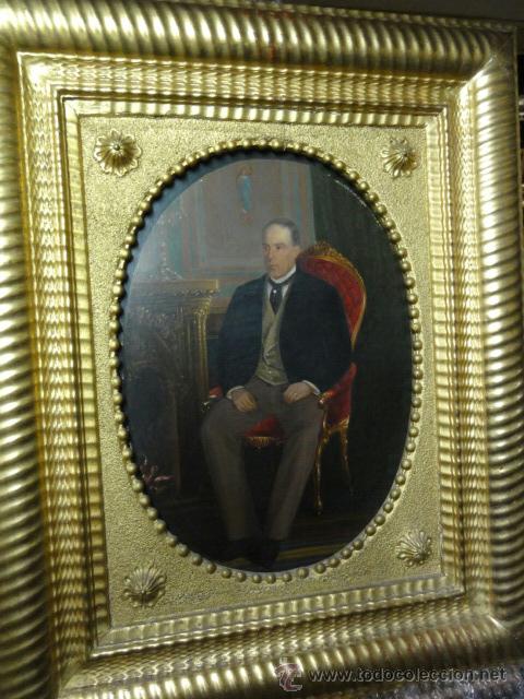 Arte: retrato se&ntilde;or sentado - Foto 1