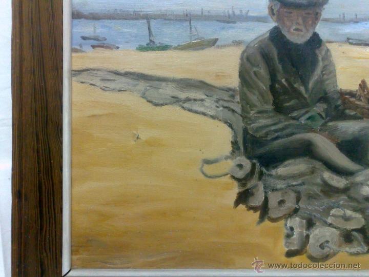 Arte: OLEO / LIENZO, .-PESCADOR.- - Foto 9