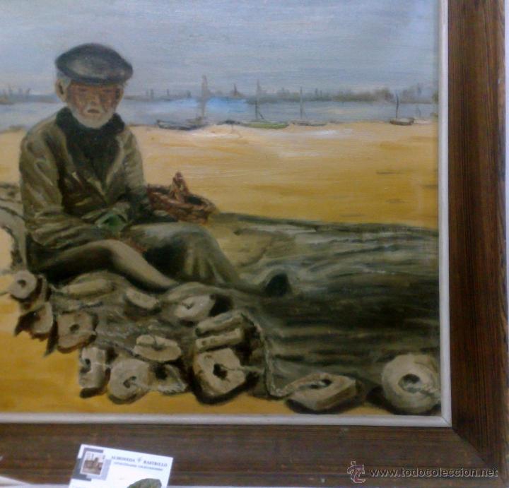 Arte: OLEO / LIENZO, .-PESCADOR.- - Foto 3