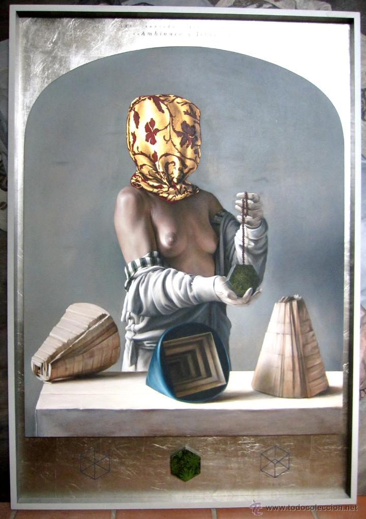 pintura contemporánea hiperrealista pan de oro - Comprar Pintura a Óleo  Contemporânea no todocoleccion