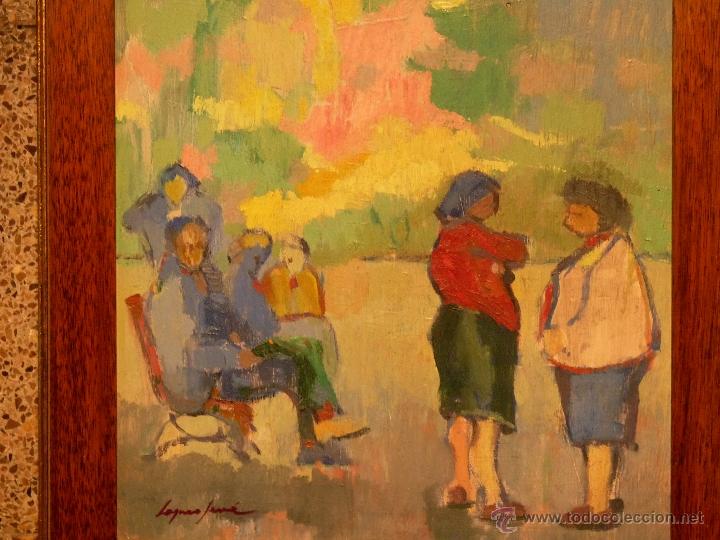 Arte: óleo sobre tela de Jose luis lázaro ferrer.(barcelona 1945) - Foto 2 - 40005740