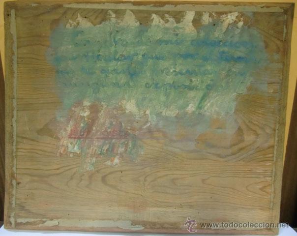 Arte: JULIO MOIS&Eacute;S. Oleo sobre tabla. El maestro y el disc&iacute;pulo - Foto 4