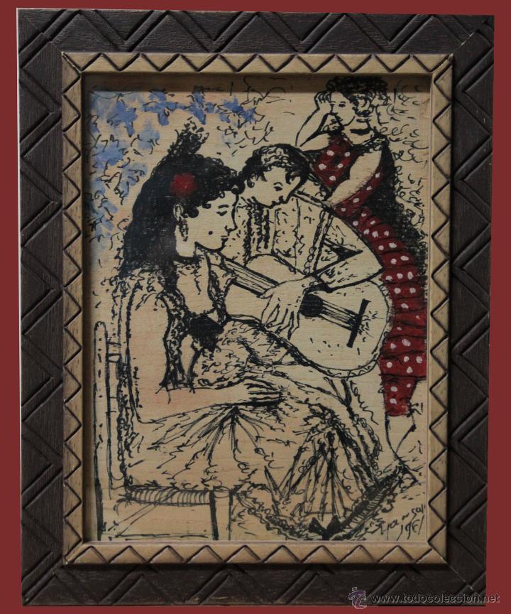 Arte: ESCENA FLAMENCA - Foto 1