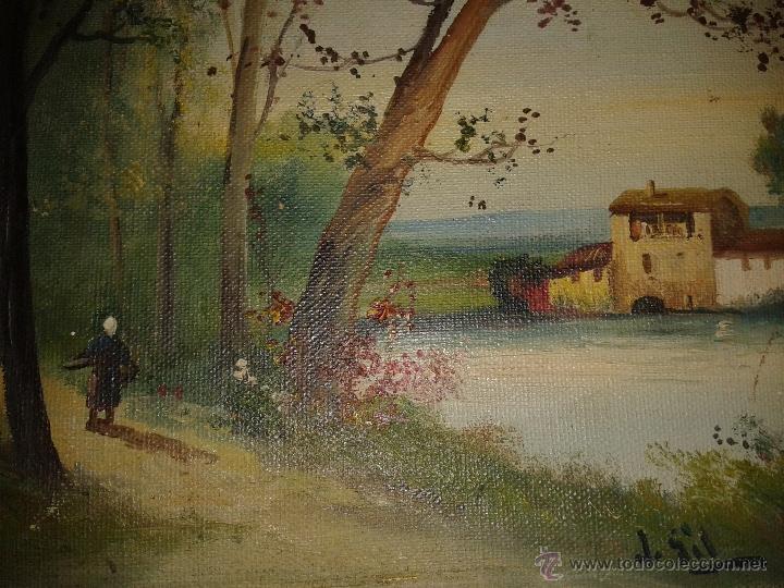 Arte: &Oacute;LEO SOBRE LIENZO. PAISAJE. - Foto 3