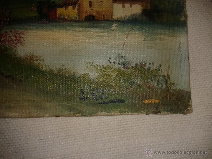 Arte: &Oacute;LEO SOBRE LIENZO. PAISAJE. - Foto 4