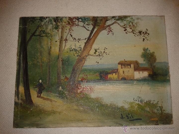 Arte: &Oacute;LEO SOBRE LIENZO. PAISAJE. - Foto 5