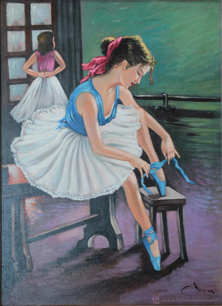 Arte: BAILARINA -FIRMADA - Foto 2