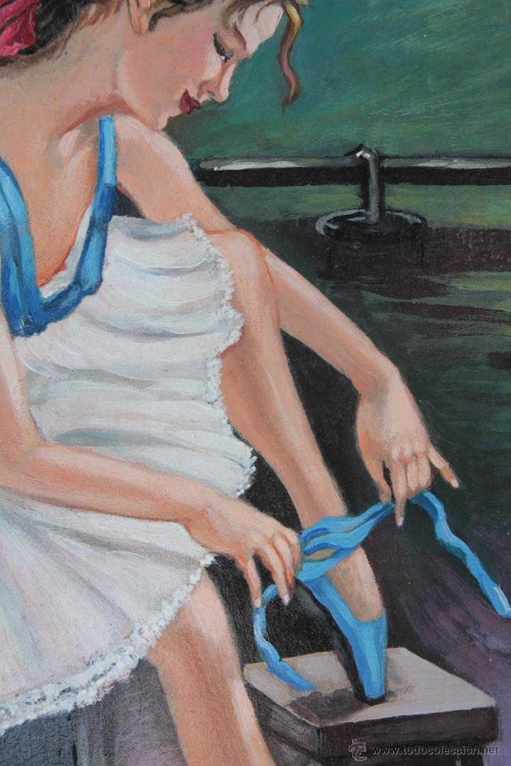 Arte: BAILARINA -FIRMADA - Foto 3