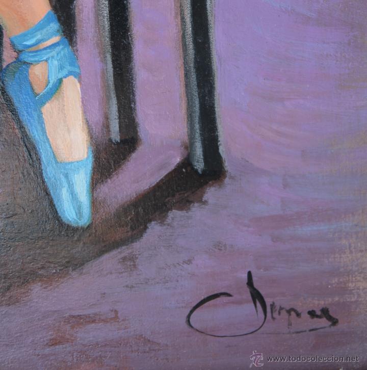 Arte: BAILARINA -FIRMADA - Foto 4
