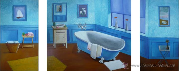Arte: BA&Ntilde;O AZUL- TRIPTICO M.GALLARDO &iexcl;OFERTA!