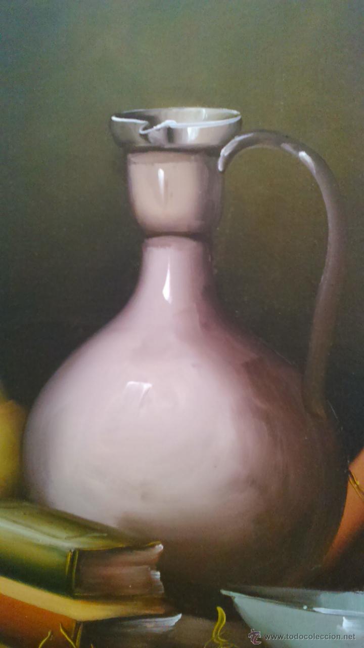 Arte: Bodeg&oacute;n Frank Lean. LIENZO 93X61. - Foto 5