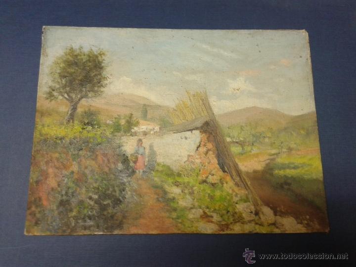 Arte: Cuadro &oacute;leo sobre lienzo an&oacute;nimo - Foto 1