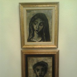 Dos magníficas pinturas de Verber- Juan Carlos Verdú, hijo de Pio Augusto Verdú. Estupendos marcos.