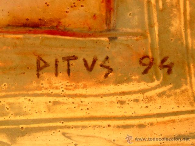 Arte: &oacute;leo escuela constructivista.firmado Pitus 94 - Foto 3