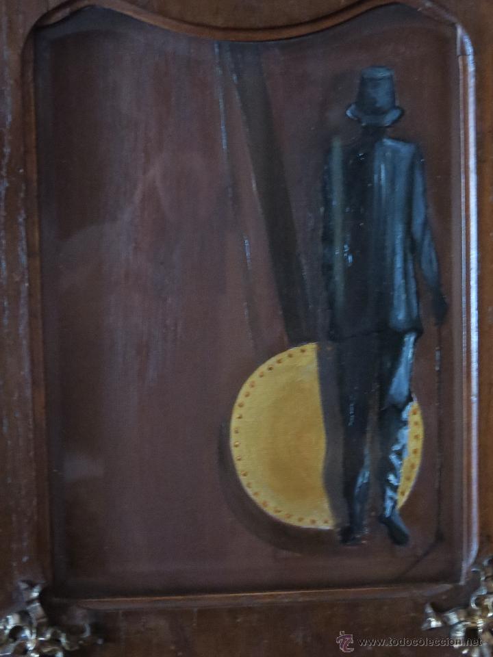 Arte: CUADRO AL OLEO (RELOJ) - Foto 3