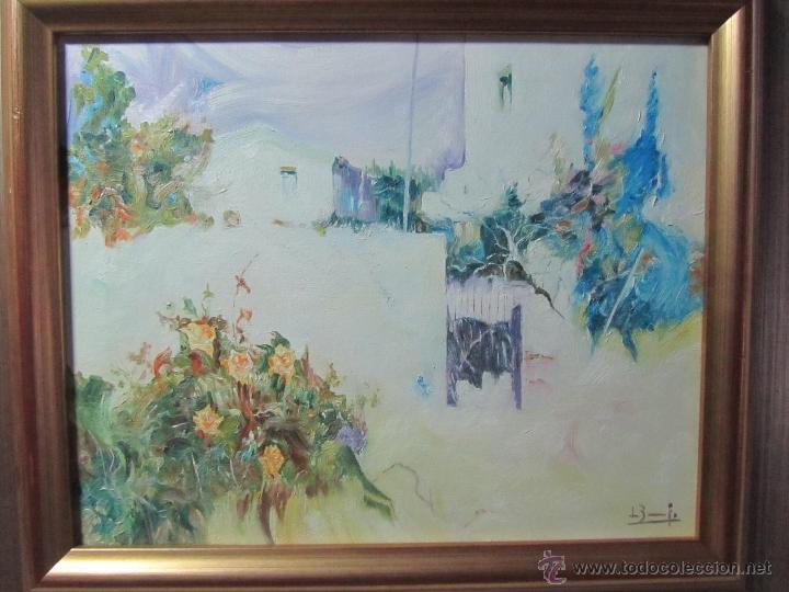 Arte: Cuadro al &oacute;leo enmarcado y firmado - Foto 2