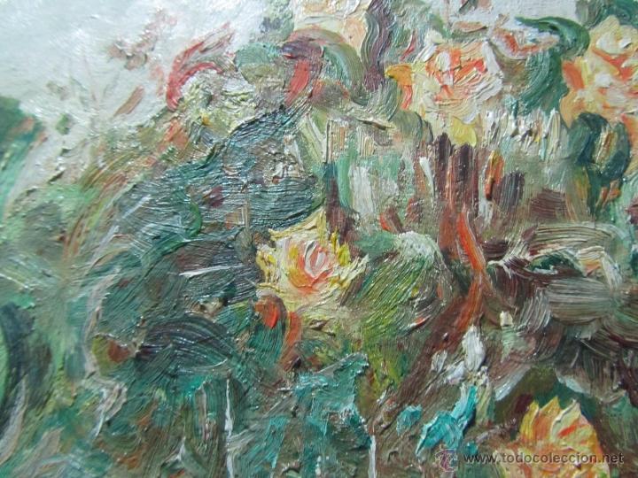 Arte: Cuadro al &oacute;leo enmarcado y firmado - Foto 8
