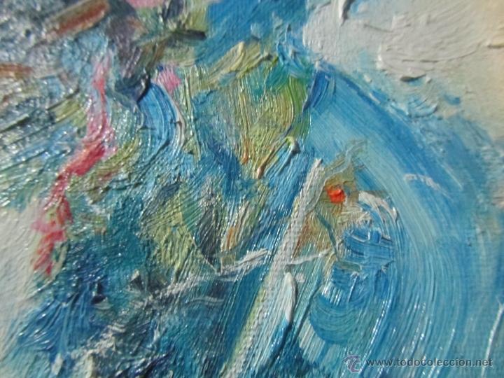 Arte: Cuadro al &oacute;leo enmarcado y firmado - Foto 9