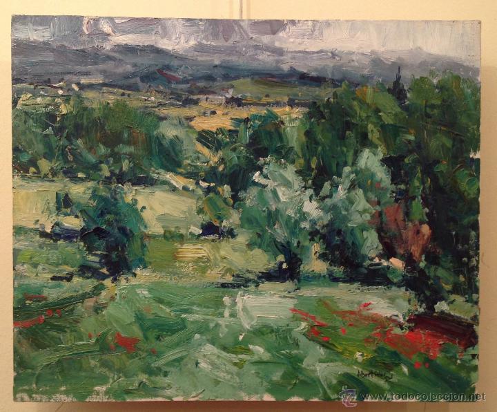 Arte: Cuadro &Oacute;leo Original Del Pintor Catal&aacute;n Albert Al&iacute;s - Foto 3