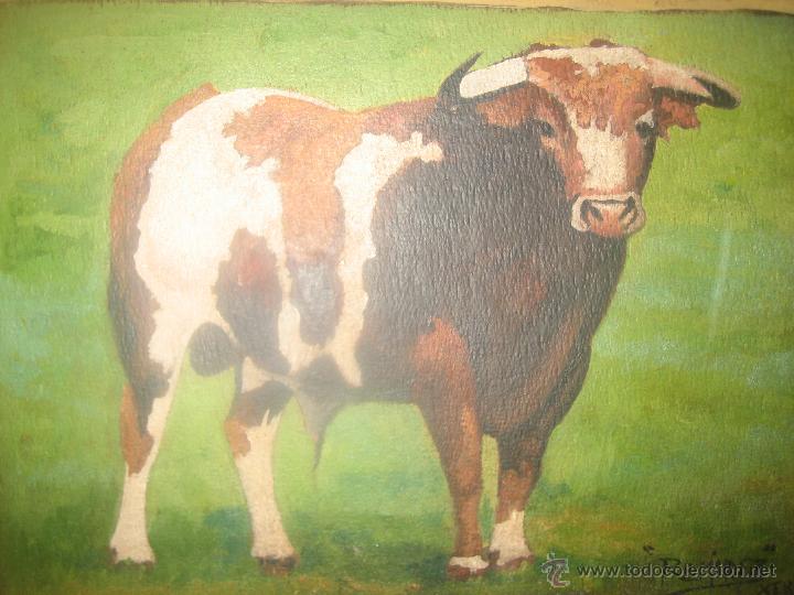 Arte: TORO. FIRMADO RAMIREZ. MARCO NUEVO DE LUJO. - Foto 6