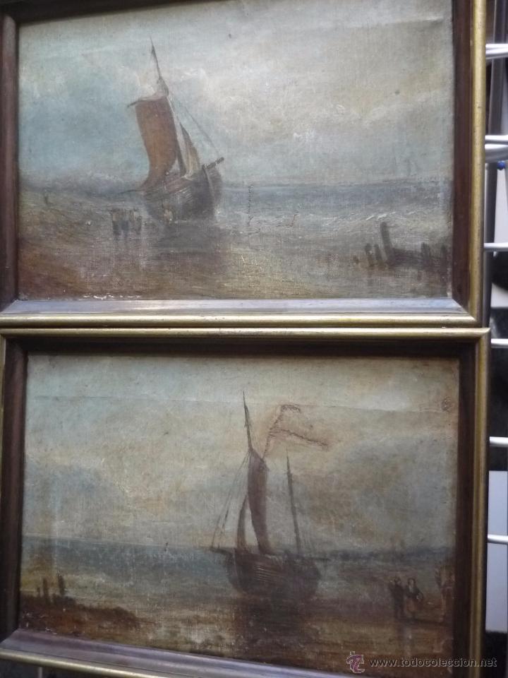 Arte: Pareja de marinas S XIX - Foto 1