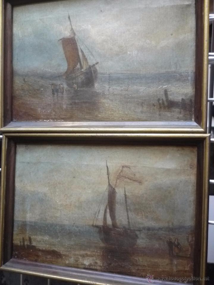 Arte: Pareja de marinas S XIX - Foto 16