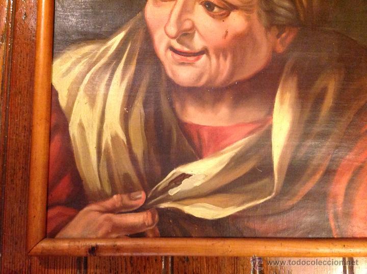 Arte: CUADRO OLEO SOBRE LIENZO RETRATO - Foto 2