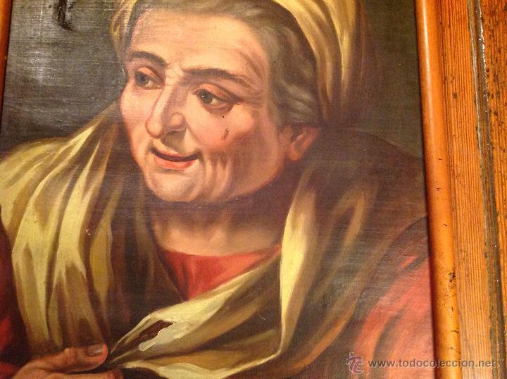 Arte: CUADRO OLEO SOBRE LIENZO RETRATO - Foto 3