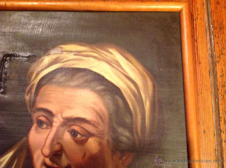 Arte: CUADRO OLEO SOBRE LIENZO RETRATO - Foto 6
