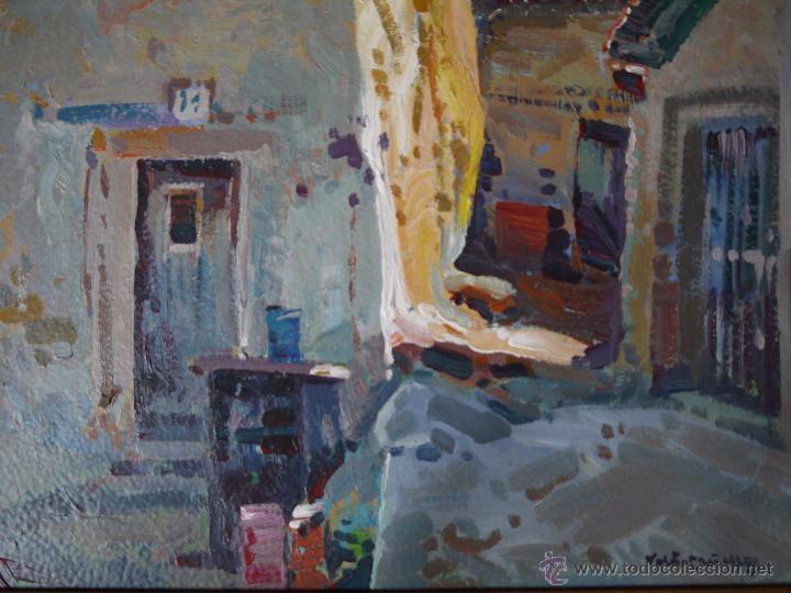 vila cañellas, óleo sobre tablex, 32x40 cm. mar - Compra venta en  todocoleccion