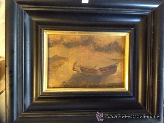 Arte: Bonita pintura con motivos marineros, autor au-gar?