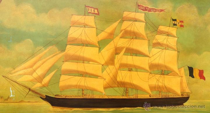 Arte: VELERO &Oacute;LEO SOBRE TABLA - Foto 5
