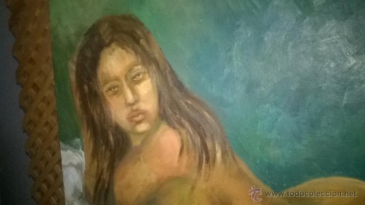 Arte: Oleo sobre lienzo de mujer desnuda - Foto 2