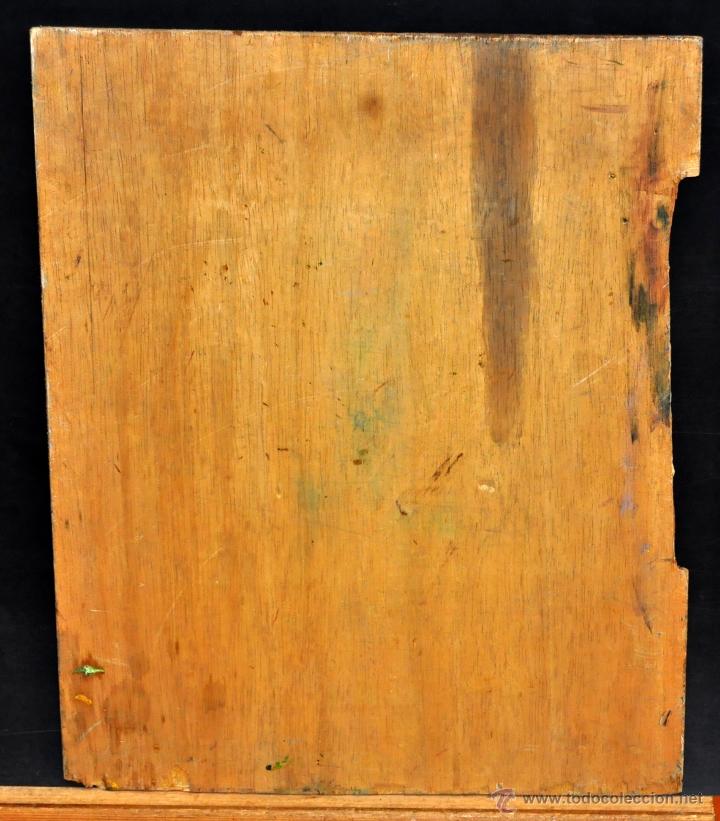 Arte: AN&Oacute;NIMO DE LOS A&Ntilde;OS 50. OLEO SOBRE TABLA. BODEG&Oacute;N - Foto 3