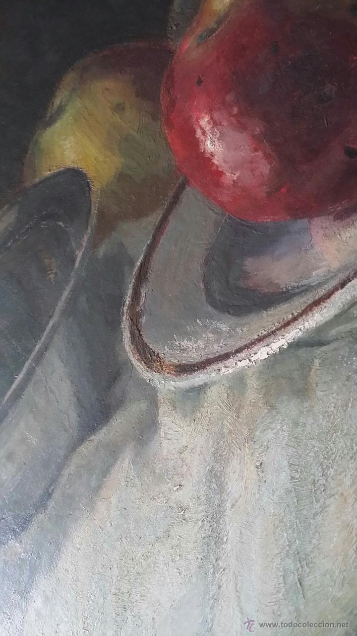 Arte: Bodeg&oacute;n / &oacute;leo sobre cart&oacute;n / circa 1920 - Foto 4
