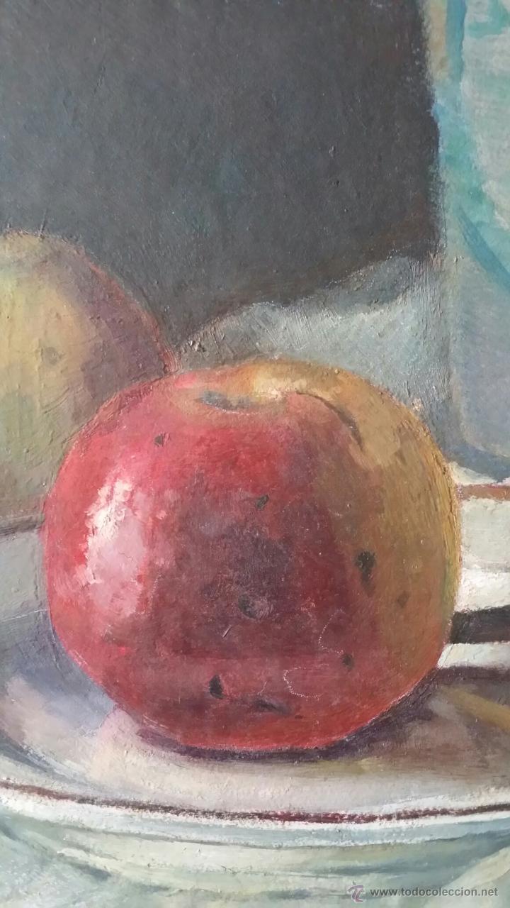 Arte: Bodeg&oacute;n / &oacute;leo sobre cart&oacute;n / circa 1920 - Foto 5