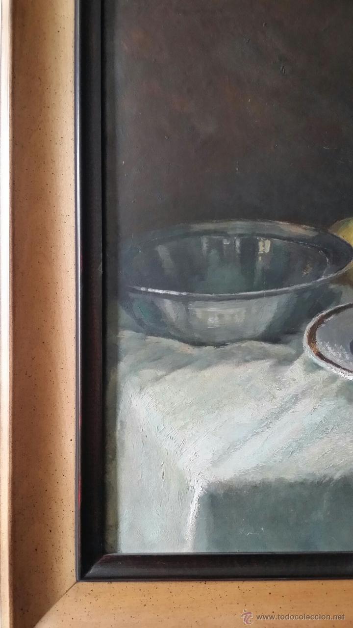 Arte: Bodeg&oacute;n / &oacute;leo sobre cart&oacute;n / circa 1920 - Foto 6
