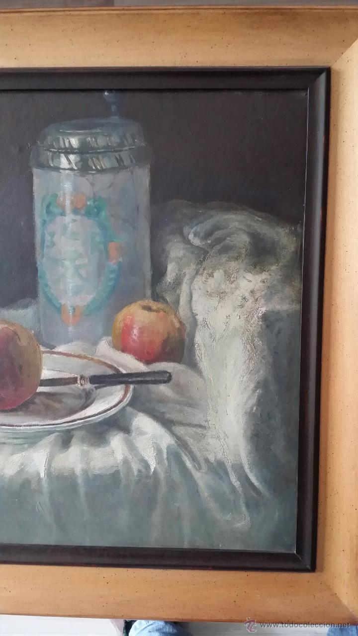 Arte: Bodeg&oacute;n / &oacute;leo sobre cart&oacute;n / circa 1920 - Foto 7