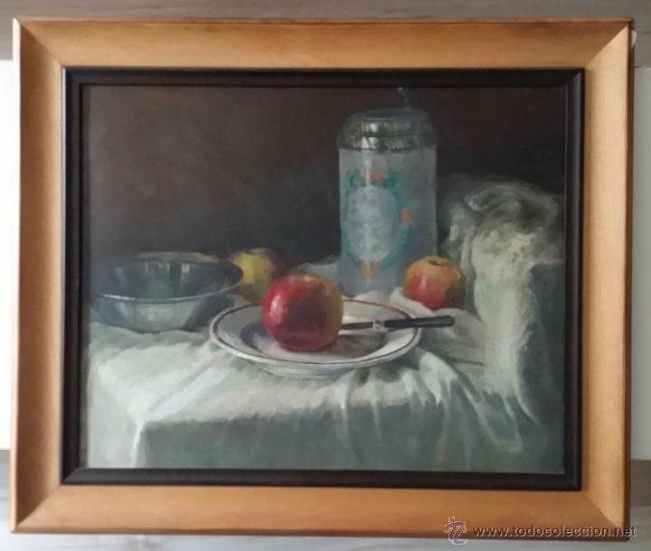 Arte: Bodeg&oacute;n / &oacute;leo sobre cart&oacute;n / circa 1920 - Foto 15