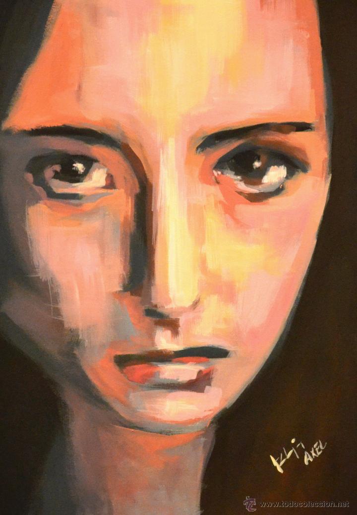Kunst: Pintura al &oacute;leo s / cartulina( Axel Rodr&iacute;guez) 30 x 40 cm