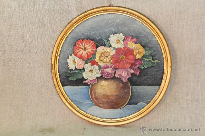 Arte: BODEGON ORIGINAL ANONIMO OLEO-TABLE - Foto 1